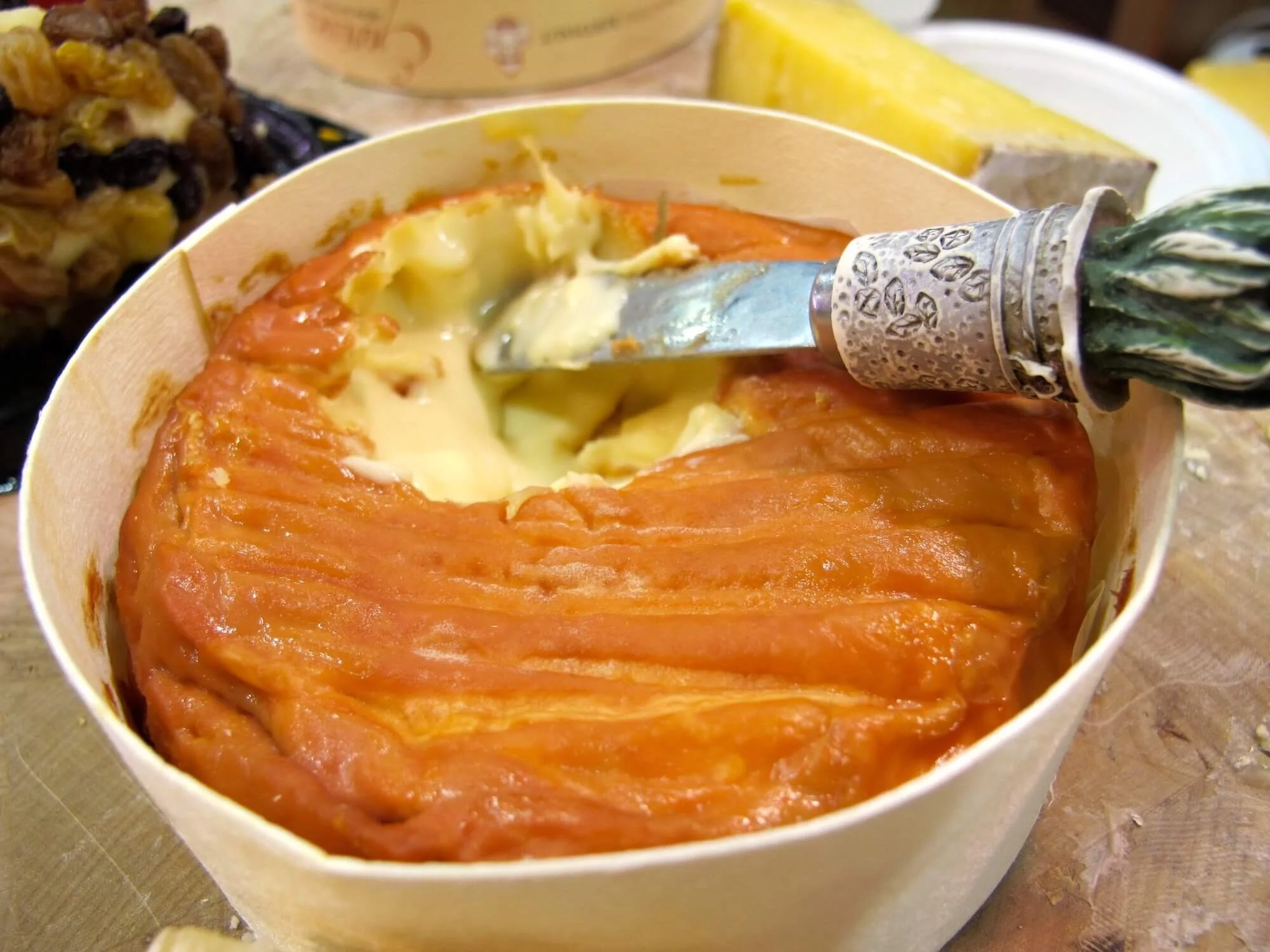 "Some SICK Epoisses at the Fresca Italia table" by the tablehopper is licensed under CC BY-NC-ND 2.0